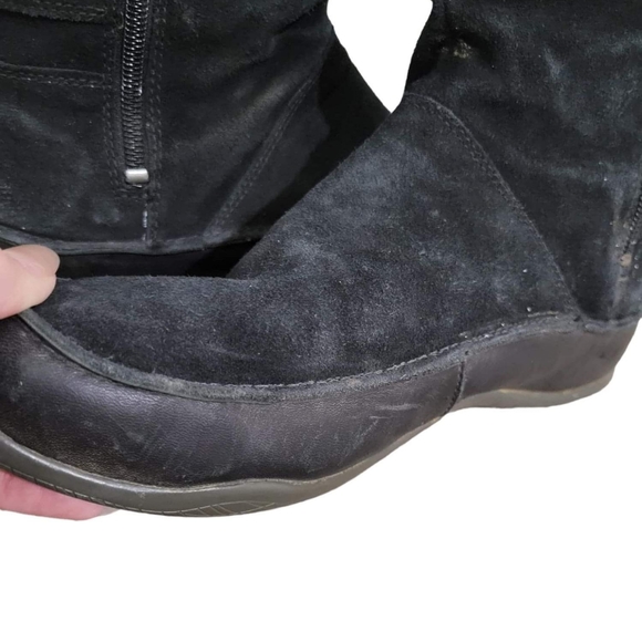 The North Face Black Jozie Faux Fur Lined Winter Boots Size 10 - Picture 7 of 10